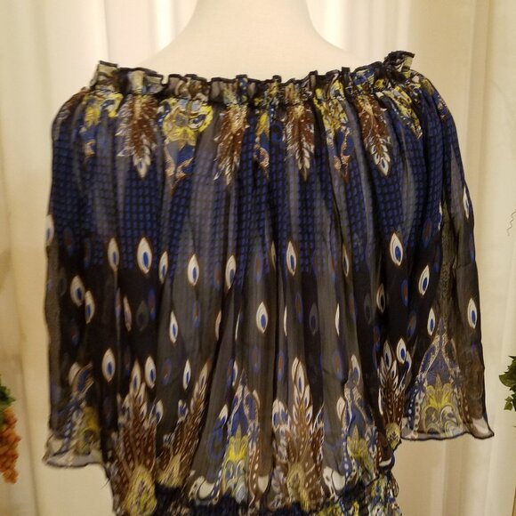 Ultra Pink sheer blue black elastic waist NWOT XL - Picture 4 of 6